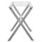 Homeroots HomeRoots 383078 Hotel White Finish Wood Folding Luggage Rack with White Straps 383078 - alternate 6